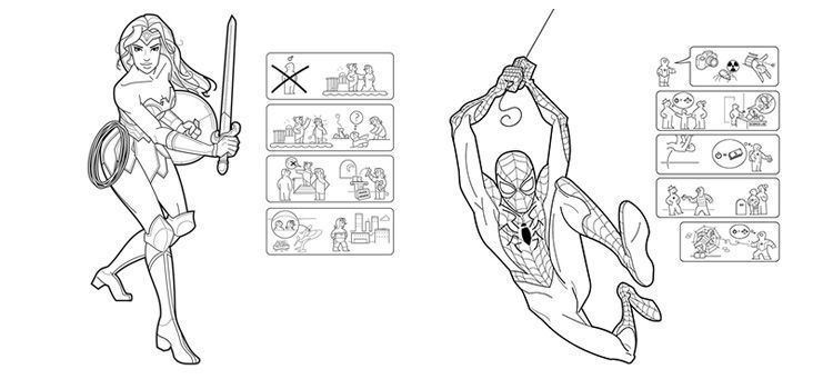 Superheroes Ikea