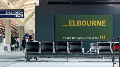 Publicidad de McDonald's en aeropuertos