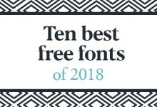 Ten best free fonts of 2018