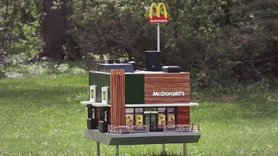 Restaurante McDonald's para abejas