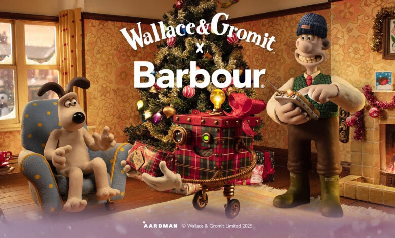 Anuncio de Navidad de Barbour con Wallace and Gromit