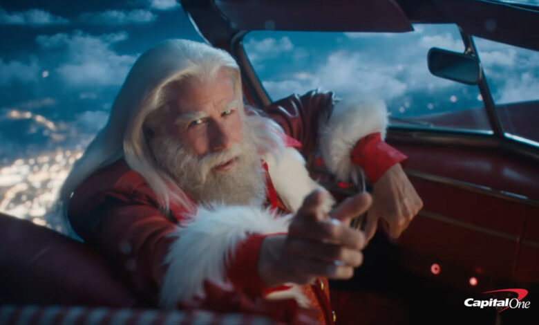 Anuncio de Navidad de Capital One con John Travolta